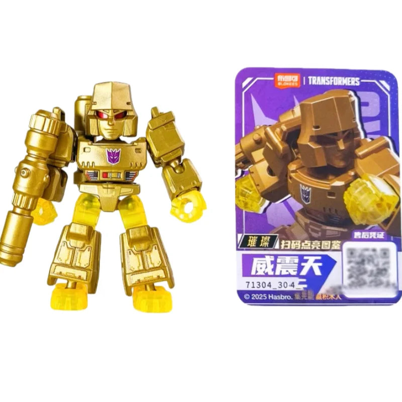 BLOKEES Transformers Building Block Man Star Edition 3nd Grimlock Soundwave Pocket Blind Box Mini Assembling Toy Children's Gift