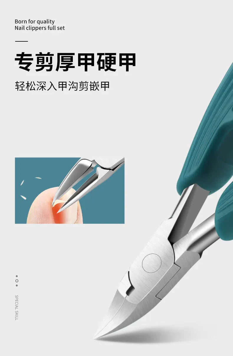 Nail Clipper Set Convenient Beauty Tools Ingrown ToeNail Scissors Dead Skin Manicure Nail Trimmer Pedicure Knife Manicure Tool