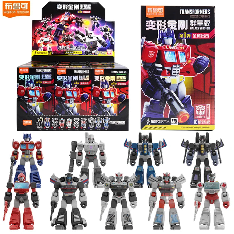 Animated movies Transformers One Building Blocks Blokees Optimus Prime Megatron Action Toy Figurine Kids Collections Gift