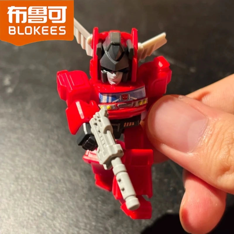 Blokees Transformers Defender Series Starry Edition V2 Optimus Prime Megatron Starscream Bumblebee Assembly Blocks Toy Kid Gifts