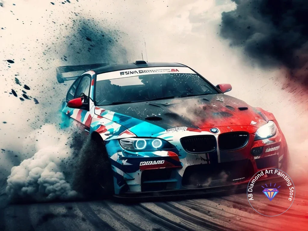Diamond Painting Kit 5D DIY Racing Car Art RS7 RS6 E30 Diamond Embroidery Handmade Art Exquisite Gift Crafts Home Decoration
