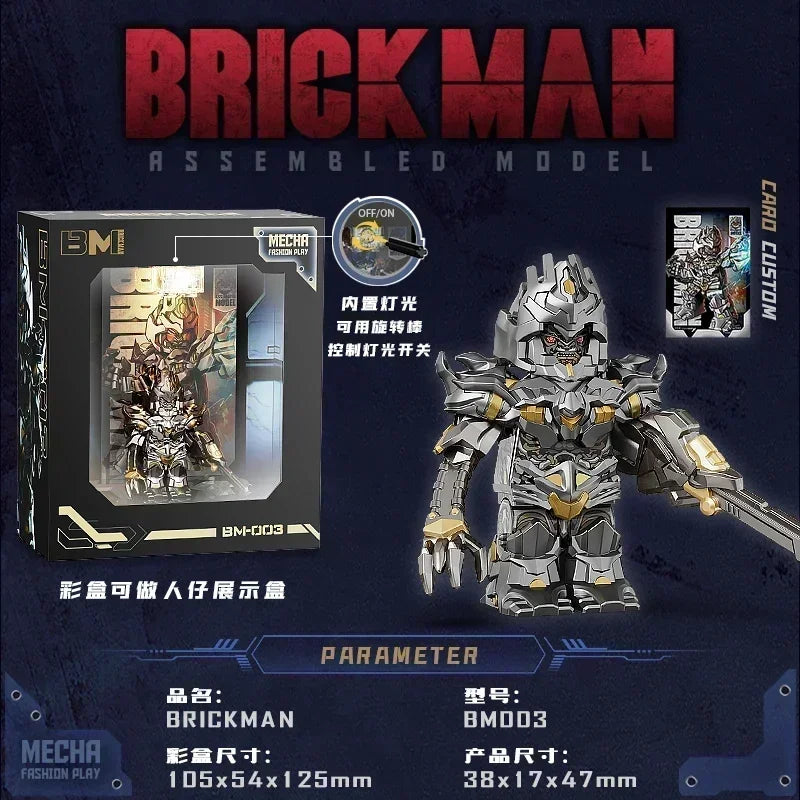 Transformers Optimus Prime Blocks MOC Small Grain Megatron Children's Assembly Toy Bumblebee Model Desktop Ornament Gift