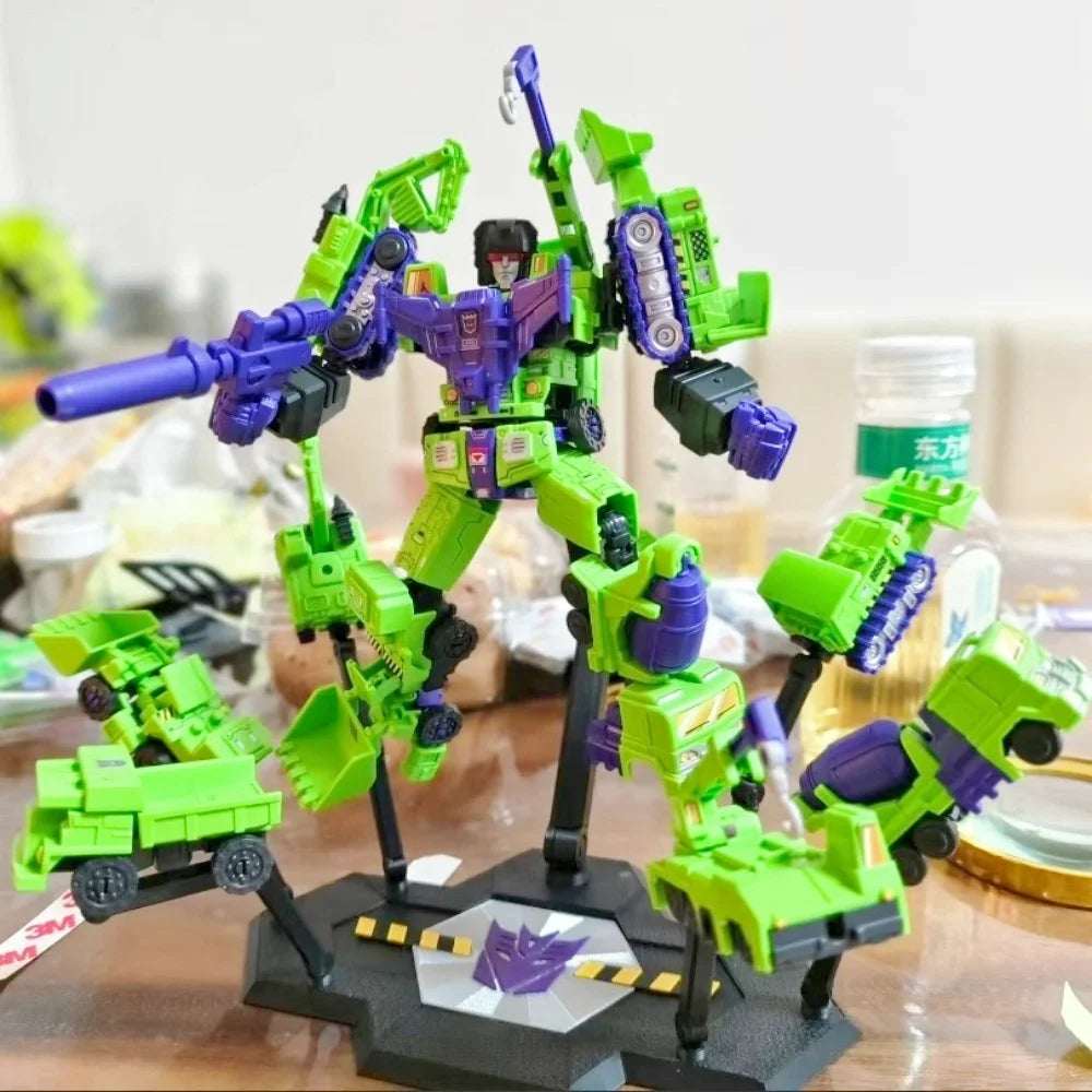 In Stock Blokees Transformers Defender Vol.6 Collectible Model Toys Beast War Combination Sets Armored Devastator Toys Gifts