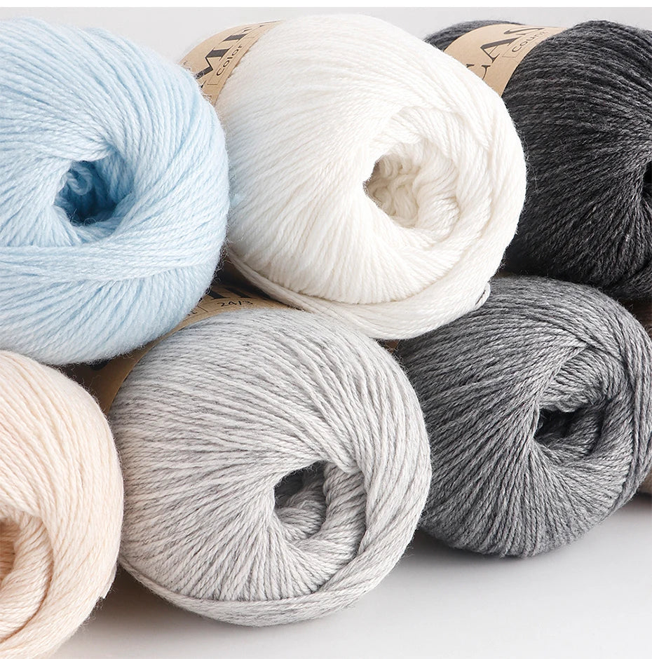 QJH 12 Set Luxurious Cashmere Yarn - Ultra-Soft & Premium Quality for Knitting Luxe Sweaters & Scarves, Hats - Yarn Enthusiasts