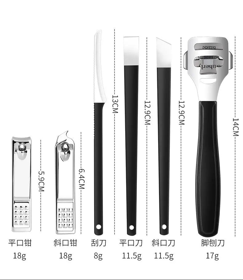 Nail Clipper Set Convenient Beauty Tools Ingrown ToeNail Scissors Dead Skin Manicure Nail Trimmer Pedicure Knife Manicure Tool