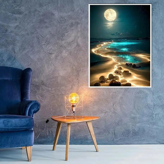 Handcrafted DIY Diamond Art Painting - Dreamy Landscape Series, Full Diamond Craft, Easy for Adult Beginners Exquisite Artworks