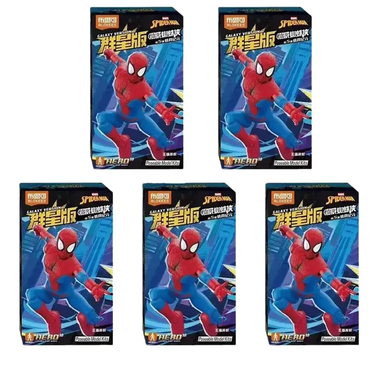 In Stock Blokees Marvel HeroGalaxy Series 05 SpiderMan Building Blocks Genuine Licensed Collectible Block Toy for Kids & Fans