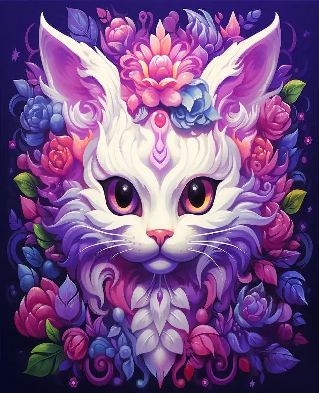 GATYZTORY Painting Paints By Numbers Cat Abstract Cute Picture Gifts Artwork Drawing By Numbers Picture Digital Home Decoration