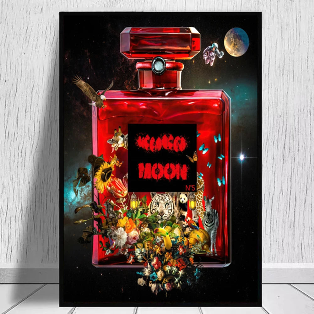 5d Diamond Painting Graffiti Perfume Street Art Full Diamond Embroidery Modern Fashion Women Bedroom Mosaic Home Decoration Gift