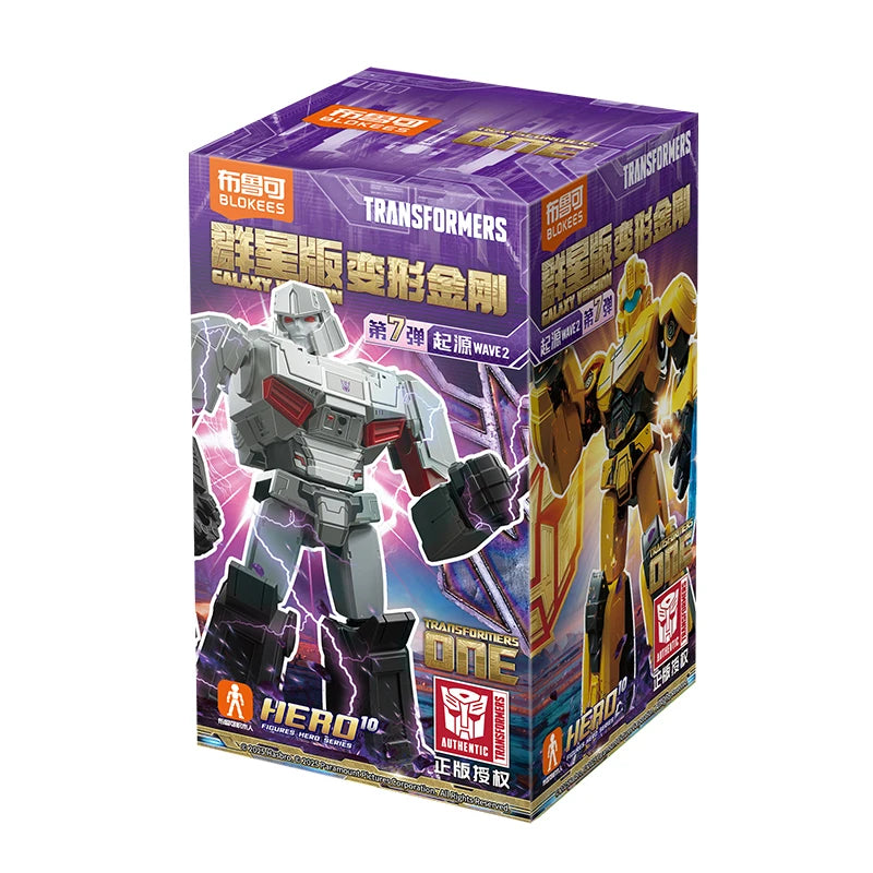 Blokees Transformers One Anime Movies Optimus Prime Bumblebee Starscream Soundwave Shockwave Cartoon Anime Robot Assembled Toy