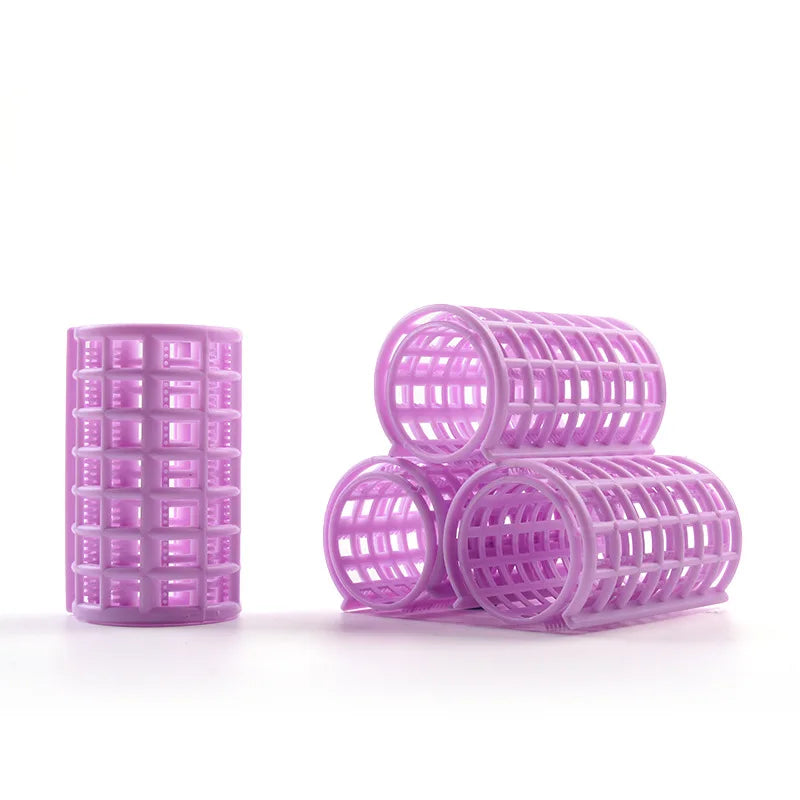 6-14pcs/set Heatless Hair Curler Rollers Large Grip Clips Lazy Curlers Hairdressing DIY Hair Styling Tool for Women Random Color