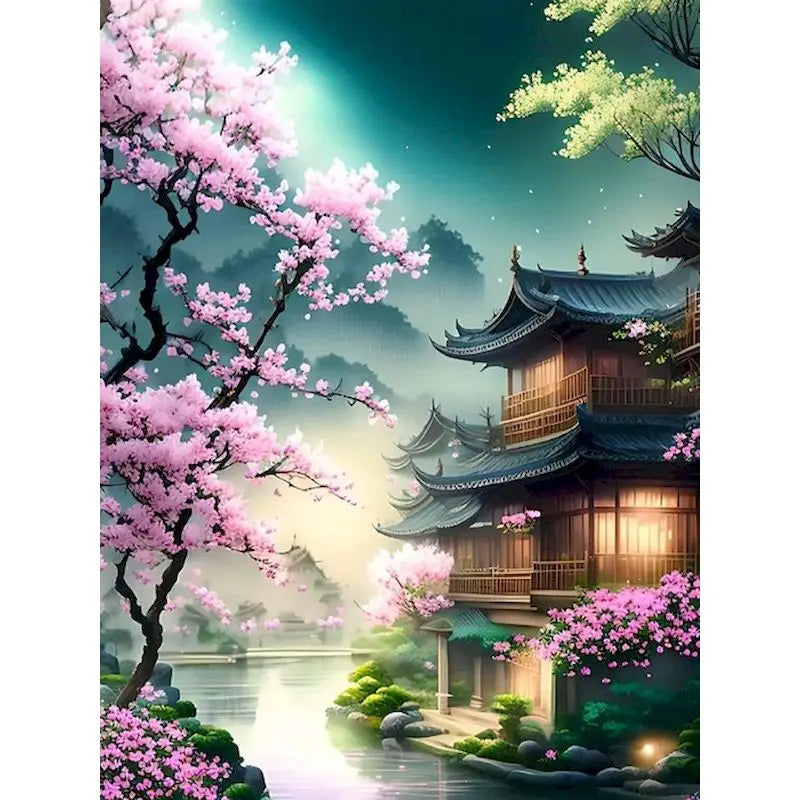 5d Diamond Art Painting Aurora Landscape Mosaic Embroidery Cross Stitch Set Full Round Rhinestone Diy Home Decoration Gift
