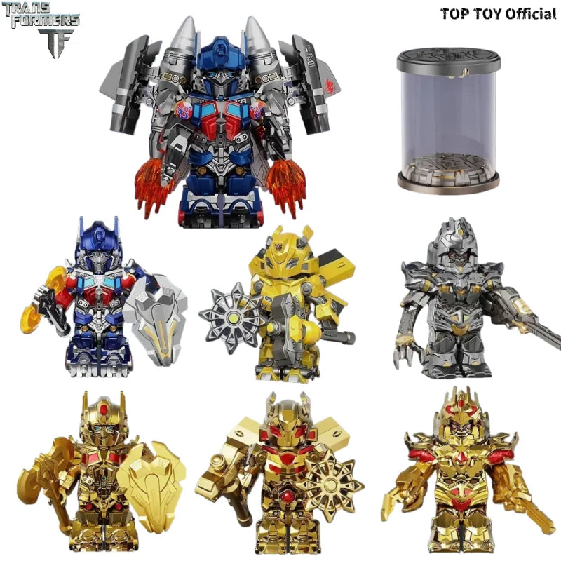 Optimus Transformers Blocks Small Particles MOC Megatron Children's Assembly Toy Bumblebee Model Desktop Ornament Holiday Gifts