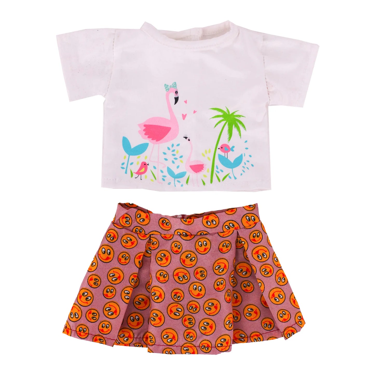 43cm Reborn New Born Baby Doll Clothes Unicorn Flamingo Fanny Cartoon Doll Accessories 18 inch Doll  Clothes American girl`s Toy