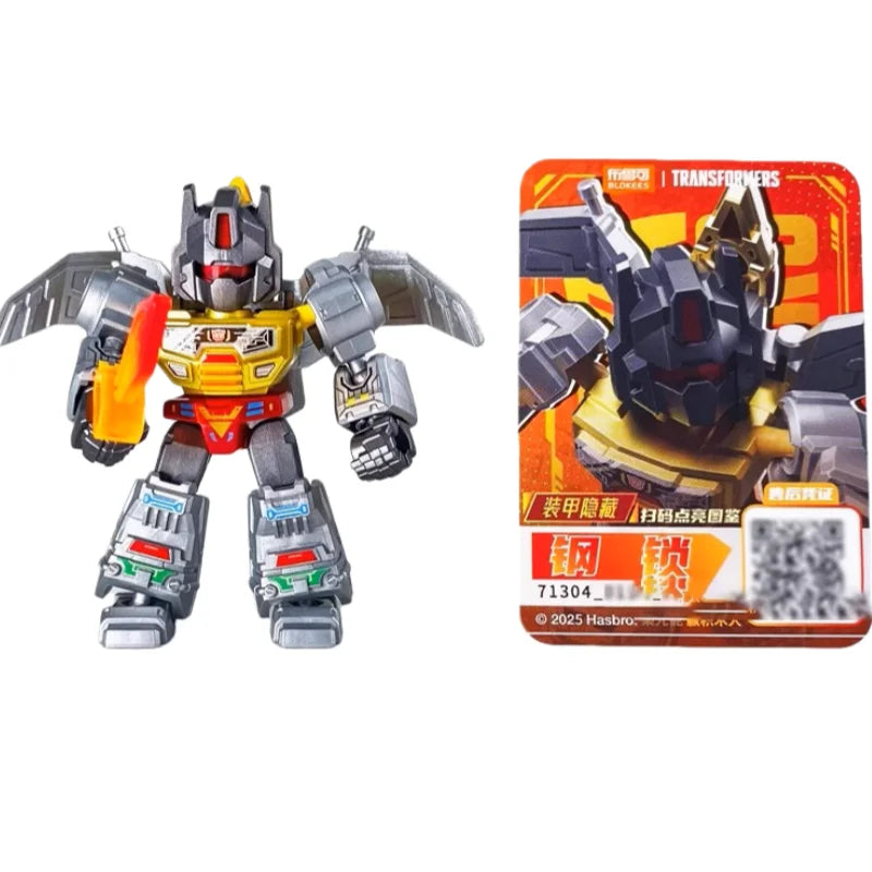 BLOKEES Transformers Building Block Man Star Edition 3nd Grimlock Soundwave Pocket Blind Box Mini Assembling Toy Children's Gift