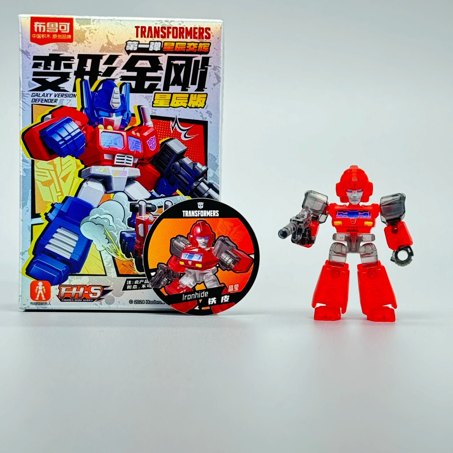 Hot Sale Blokees Transformers Defender Version 5.5cm V1 V2 Optimus Prime Megatron Ironhide Thundercracker Robot Toys Kids Gifts