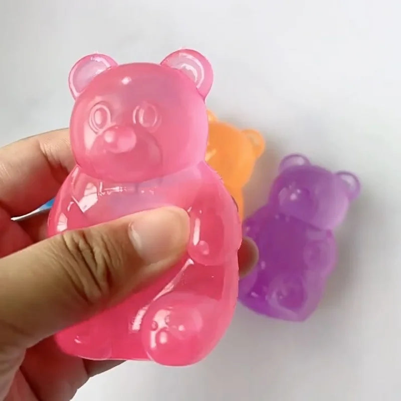Squishy Bear Stress Ball - Soft Slow Rise Sensory Fidget Toy for Adults Kids Anxiety Relief, Squeeze Relax Gift