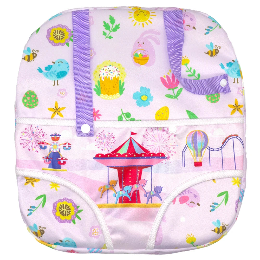 Alpaca Style Dolls Out Going Carry Bag 43-45cm Newborn Doll Clothes Accessories Christmas Birthday Gift18 Inch Doll Backpack Bag
