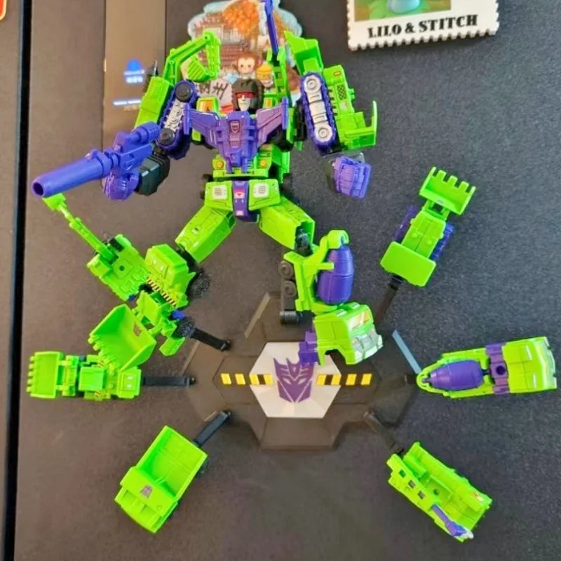 In Stock Blokees Transformers Defender Vol.6 Collectible Model Toys Beast War Combination Sets Armored Devastator Toys Gifts