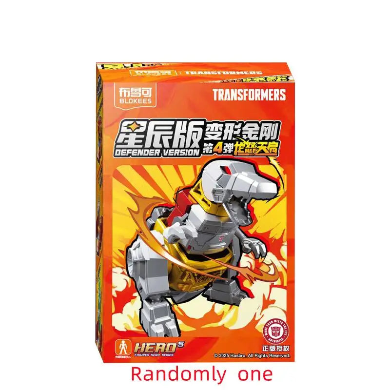 NEW Blokees Transformers 12PCS GV01-GV06 Optimus Prime,Megatron，Soundwave，Grimlock，Shockwave，Surprise Blind Box Children's Gift