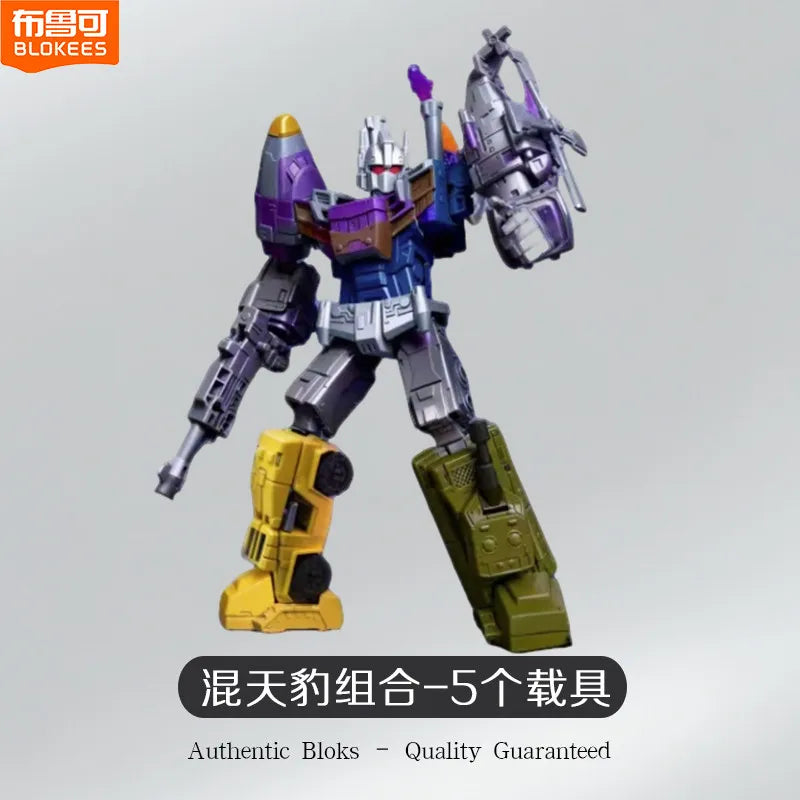 In Stock Blokees Transformers Defender Vol.6 Collectible Model Toys Blind Box Beast War Megatron Optimus Prime Bruticus Toy Gift