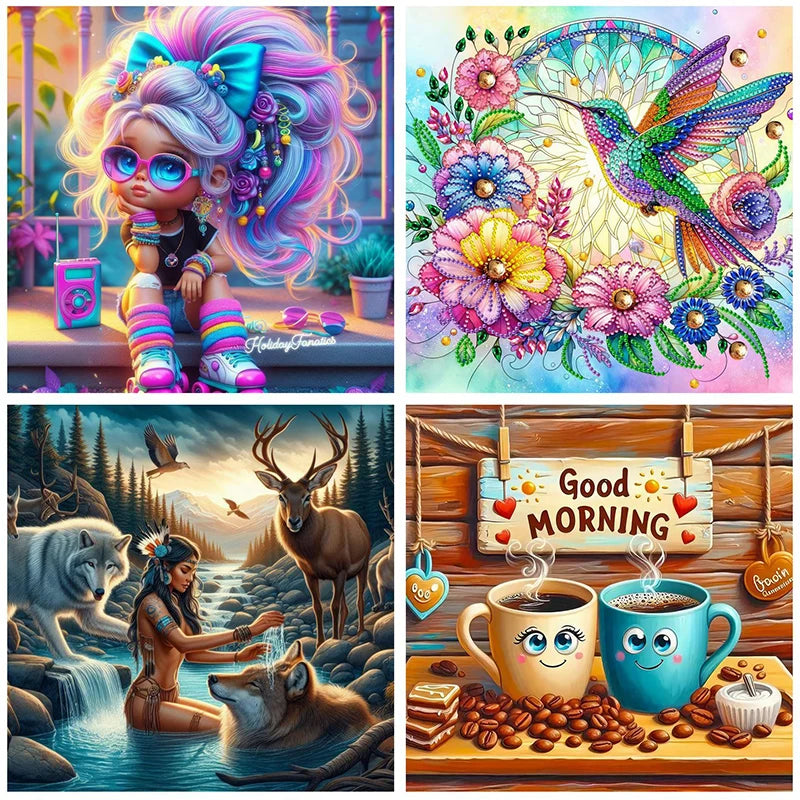 New 5D Diy Diamond Paintings 30x30 cm Mosaic Wall Diamond Art Painting Kits Embroidery Full Crystal Accessories New 2025 Paint