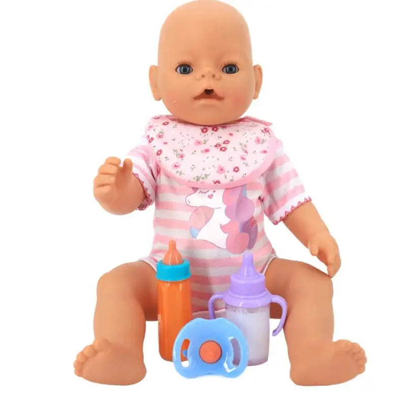 Baby Disappearing Doll Feeding Set Wear For Reborn Baby Doll, Multiple Baby Doll Accessories, Children Best Birthday Gift.