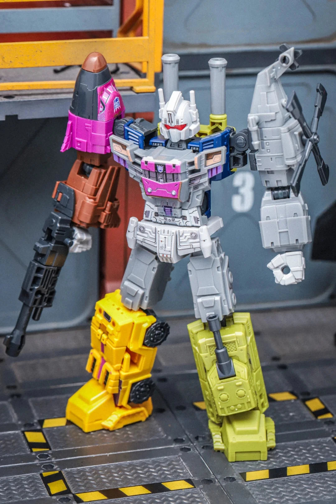 In Stock Blokees Transformers Defender Vol.6 Collectible Model Toys Beast War Combination Sets Armored Devastator Toys Gifts