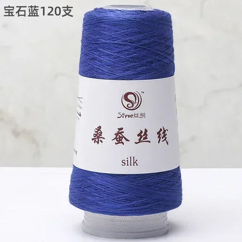 Real Silk Yarns for Knitting and Crochet