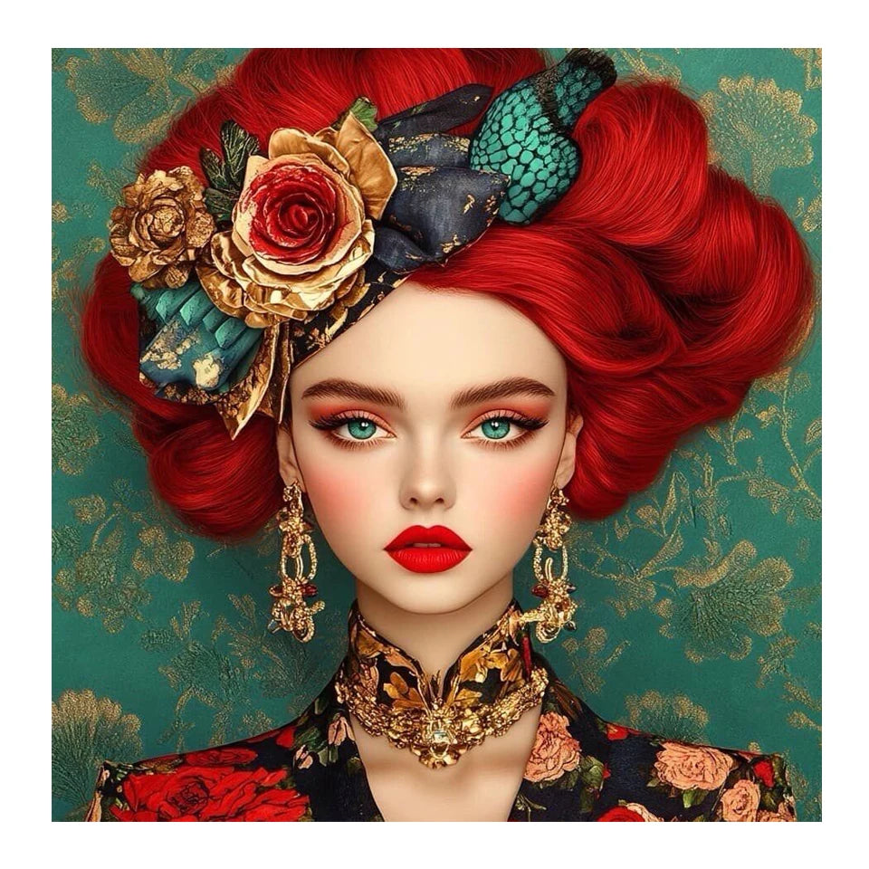 5D DIY Diamond Painting Art Surrealism Flowers Sunglasses Girl Bird Mosaic Embroidery Kit  Rhinestone Cross Stitch Home Decor