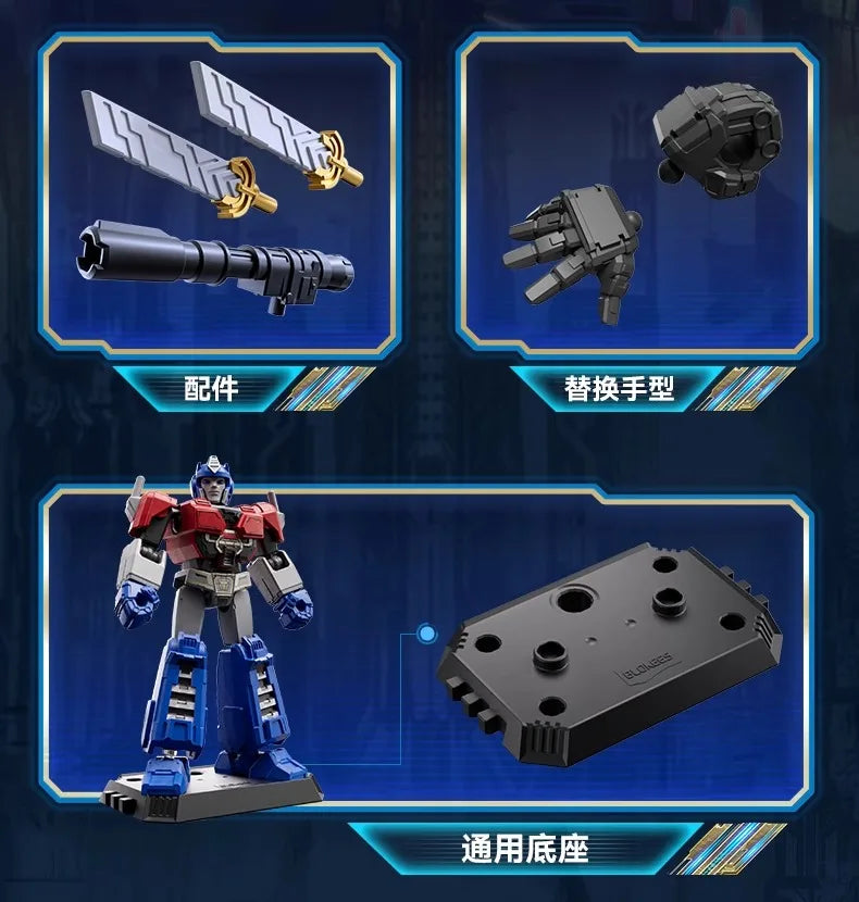 Animated movies Transformers One Building Blocks Blokees Optimus Prime Megatron Action Toy Figurine Kids Collections Gift