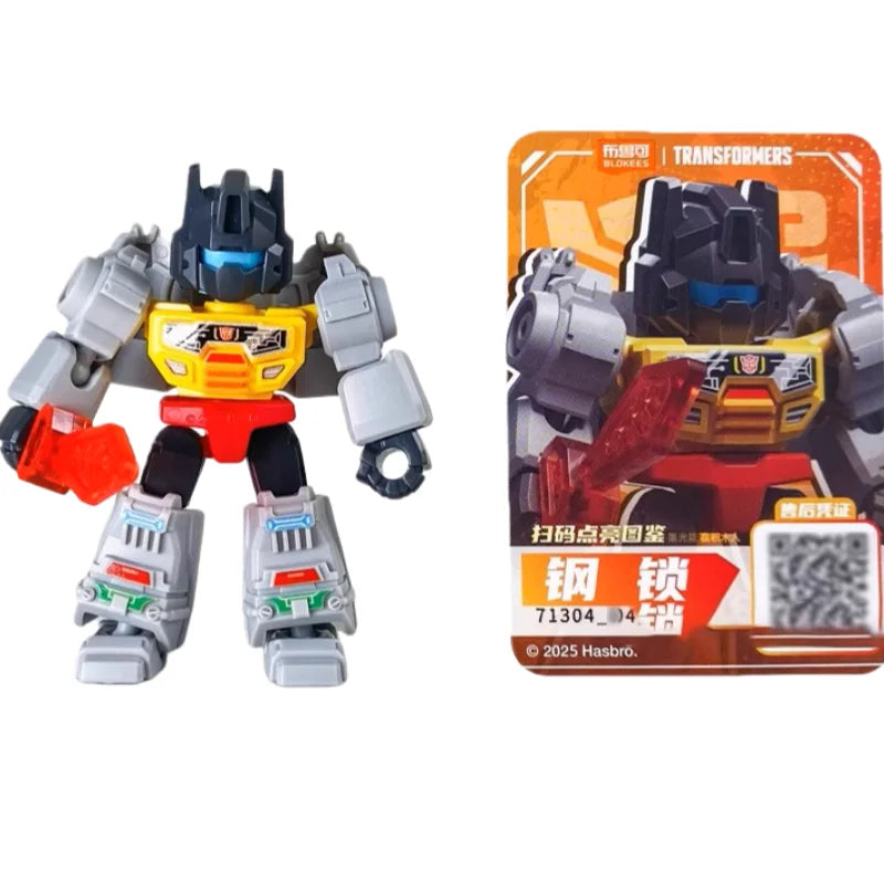 BLOKEES Transformers Building Block Man Star Edition 3nd Grimlock Soundwave Pocket Blind Box Mini Assembling Toy Children's Gift