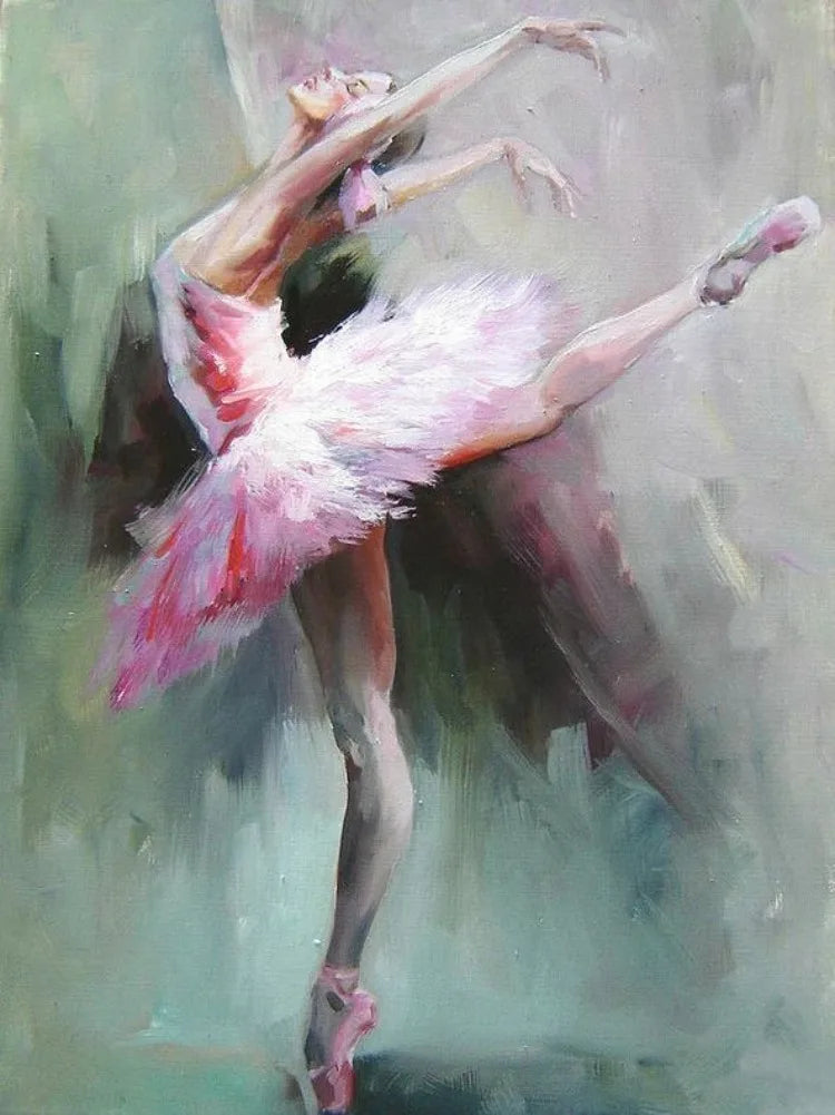 5D Diamond Painting Ballerina Full Round Portrait Diamond Mosaic Diy Diamond Embroidery Art Cross Stitch Home Decoration Gift