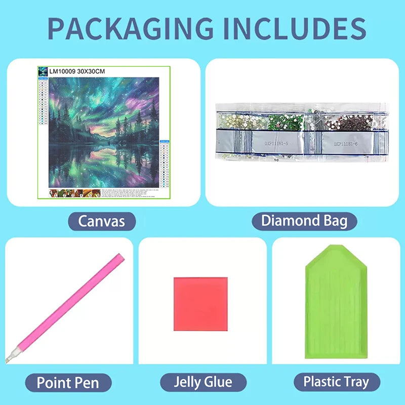 Wall Diamond Art Painting Kits Embroidery Full Crystal Accessories New 2025 Paint New 5D Diy Diamond Paintings 30x30 cm Mosaic