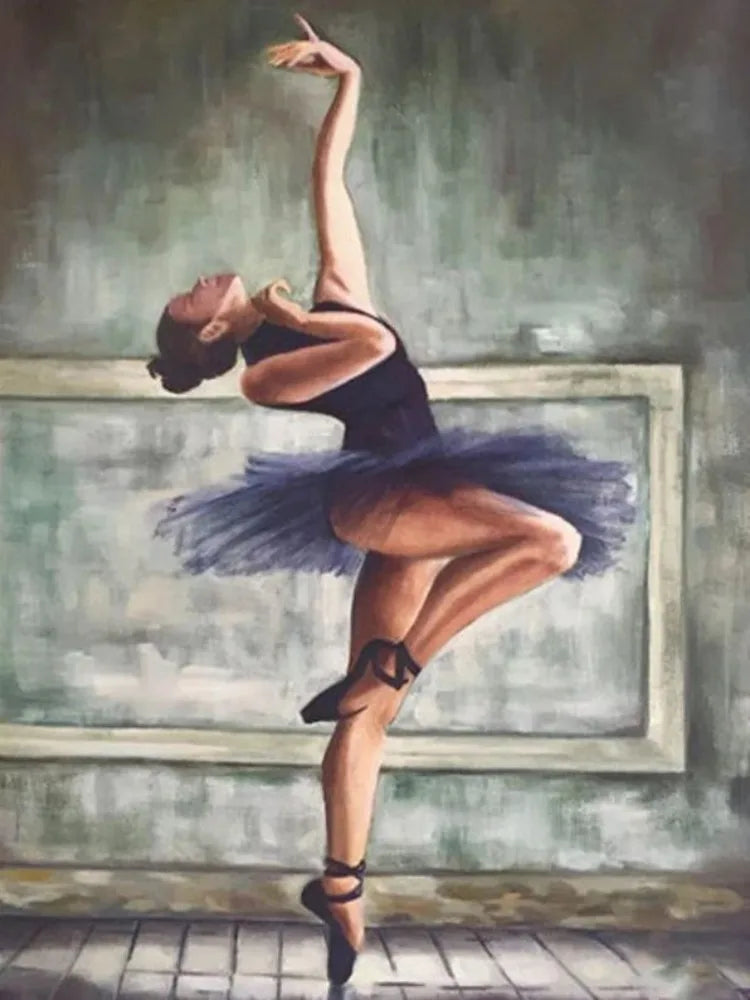 5D Diamond Painting Ballerina Full Round Portrait Diamond Mosaic Diy Diamond Embroidery Art Cross Stitch Home Decoration Gift