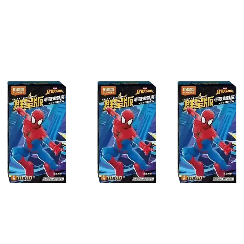 In Stock Blokees Marvel HeroGalaxy Series 05 SpiderMan Building Blocks Genuine Licensed Collectible Block Toy for Kids & Fans