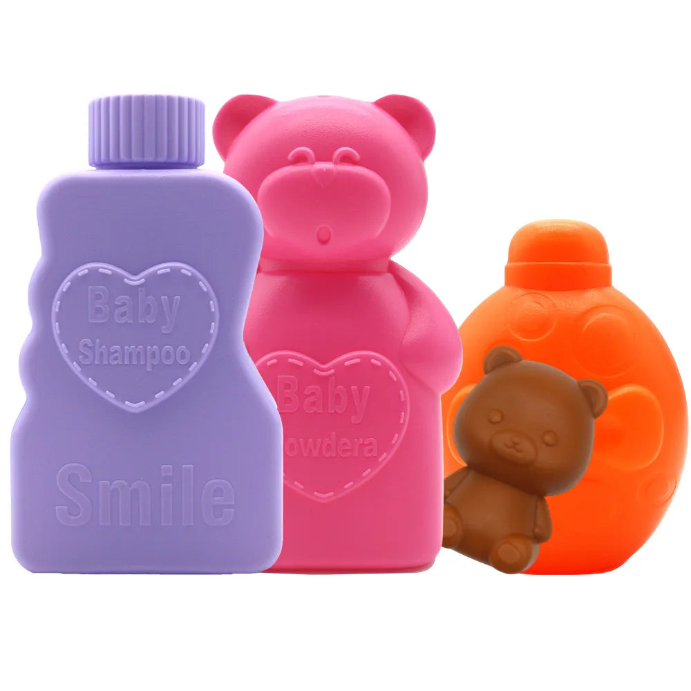 Doll Accessories Mini Diapers Milk Bottles Nipples Toothbrushes For 43CM Baby Doll&18Inch American Doll Accessories,DIY Toy Gift