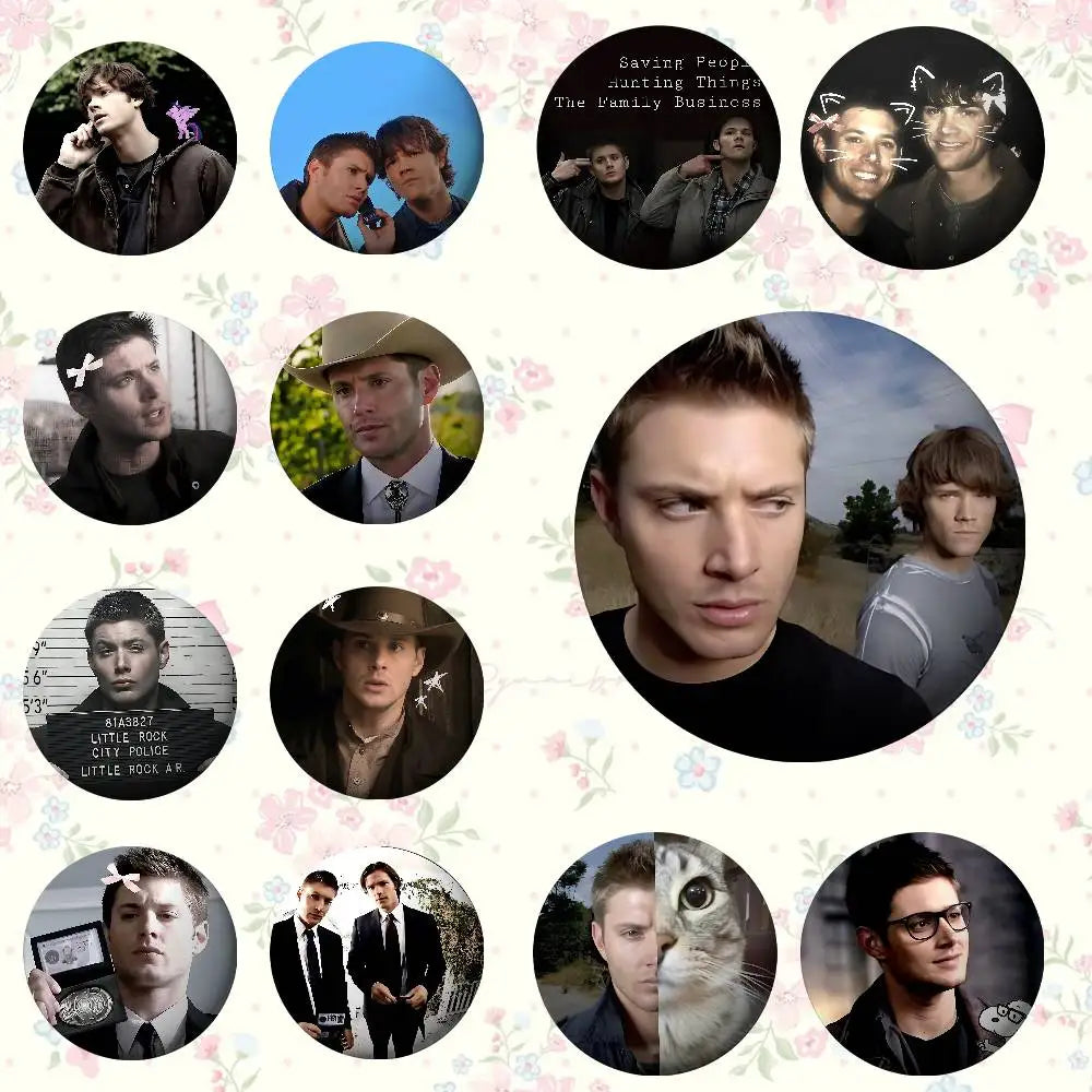 TV S-Supernatural Round Exquisite Badge Brooches Creative Pins For Clothes Hat Backpack Gift Accessories