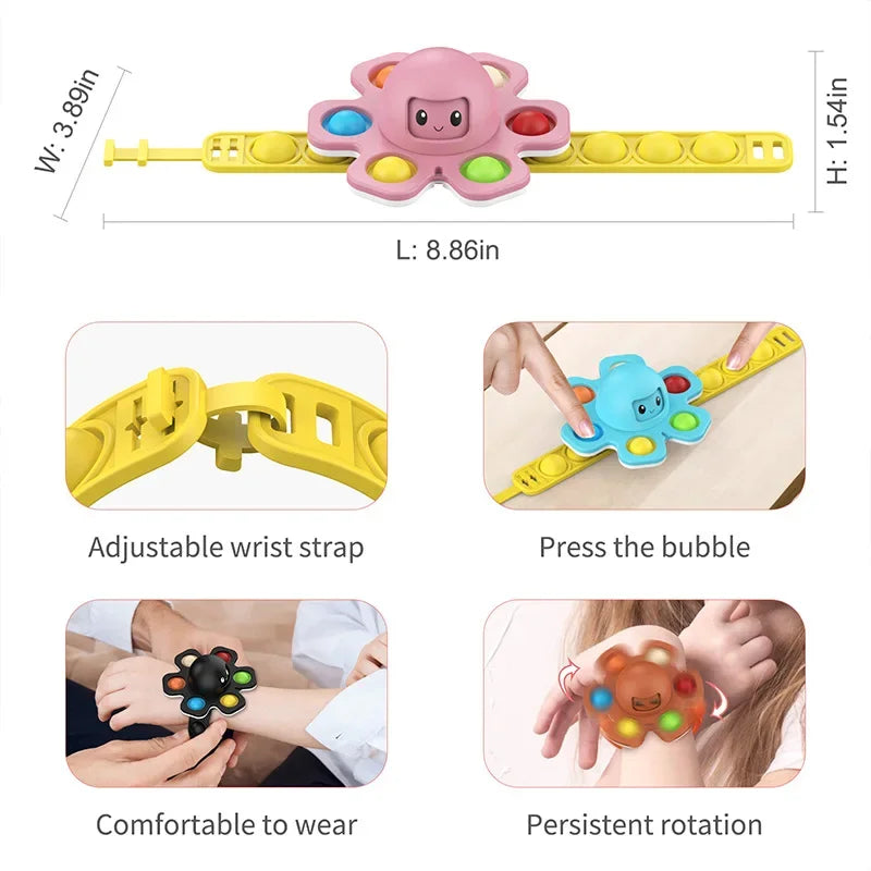 6-24pcs Random Fidget Toys Pop Mysterious Gifts Pack blind box Different Fidget Set Antistress Relief Toys for Children Adult