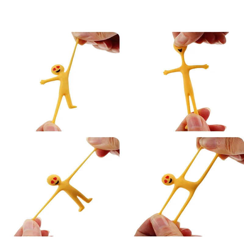12pcs Funny Little Man Squishy Fidget Toys Antistress Adult Children Rising Stress Relief Squeeze Toys Kids Charisma Gift Toys