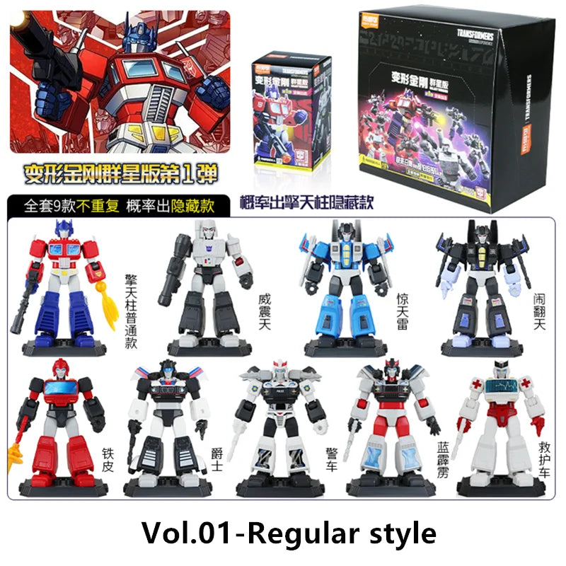 Animated movies Transformers One Building Blocks Blokees Optimus Prime Megatron Action Toy Figurine Kids Collections Gift