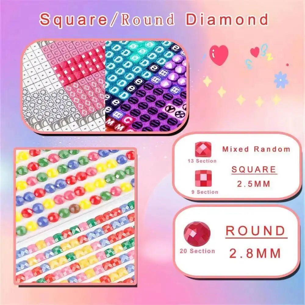 5D DIY Diamond Painting Cute French Bulldog Rose Hand Tattoo Art Crystal Round Diamond Painting Kit Home Decor