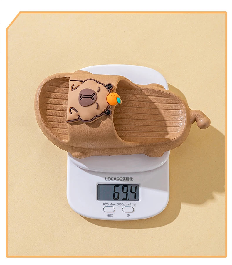Capybara Children's Toddler Slides Light Weight And Wear Resistance House Slippers For Boys Girls Outdoor Casual Footwear Summer