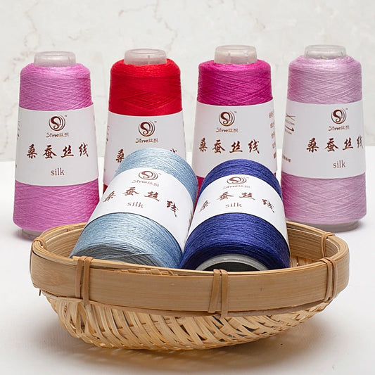 Real Silk Yarns for Knitting and Crochet