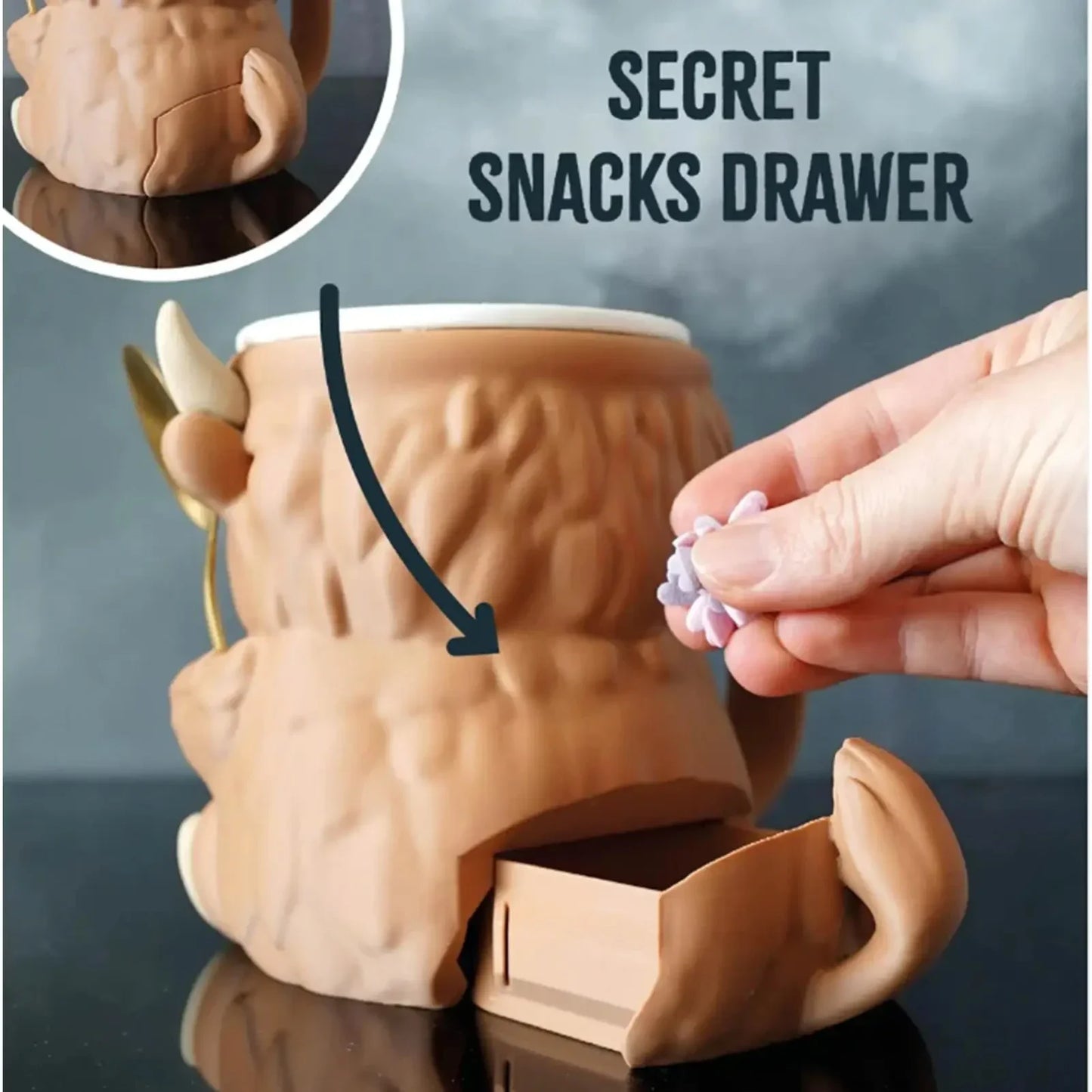 Cute Highland Cow Tumbler with Handle Reusable Ice Cream Cup for Snack Yogurt Kids Home Kitchen Dining Birthday Gifts Drinkware