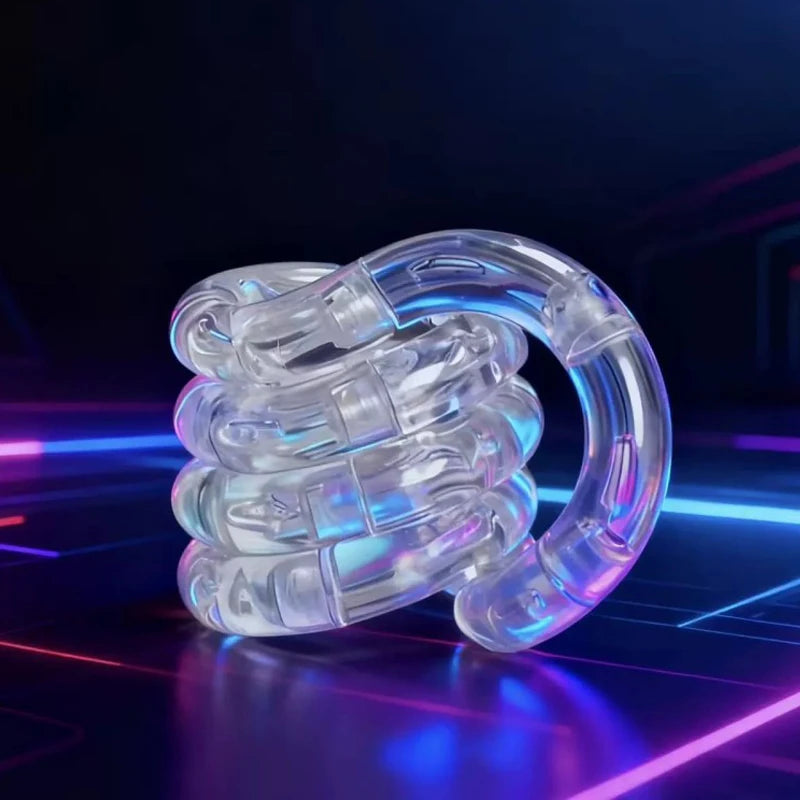 1/3/5pcs Deformable Rope Crystal Twist Rope Pressure Stress Relief Toys Rrainbow Color Deformation Rope Knot Anti Stress Toys