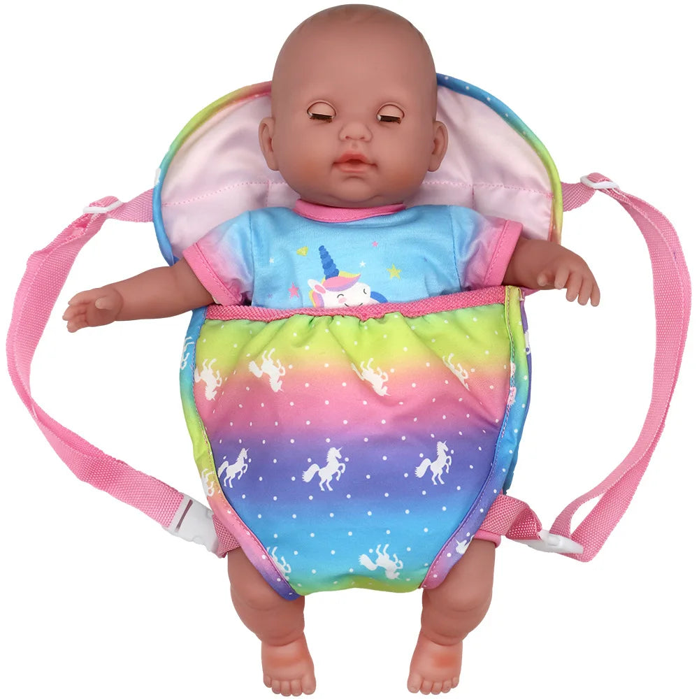 Alpaca Style Dolls Out Going Carry Bag 43-45cm Newborn Doll Clothes Accessories Christmas Birthday Gift18 Inch Doll Backpack Bag