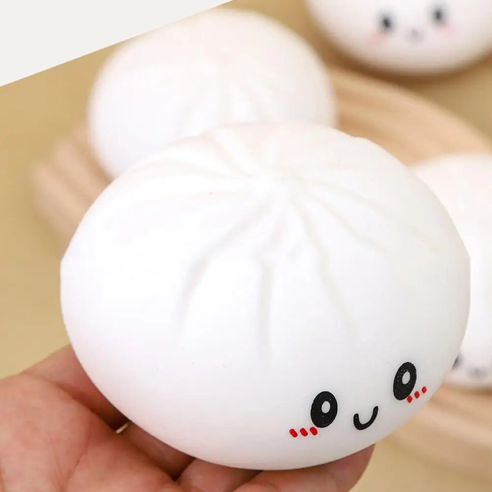 Colorful Dumpling Squishes Stress Balls Reusable Low Rebound Decompression Toys Unique Home Decoration Friend Birthday Gift