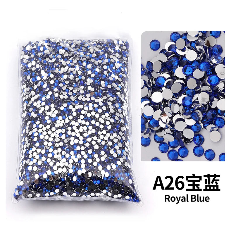 Big Package 2-6mm Resin Non Hot Fix Rhinestones Bulk Wholesale Flat Back Plastic Crystals Nail Diy Glitters Cтразы Stone