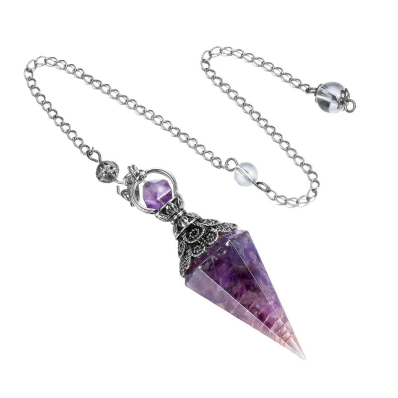Esoterics Lazuli Crystal Pendulums Healings Stone for Witchcraft Ritual